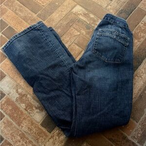 GAP Dark Blue Straight Leg Jeans